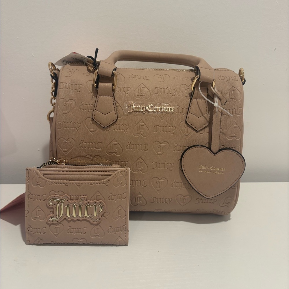 Juicy Couture Cafe Bestsellers Fame Satchel with Matching Wallet